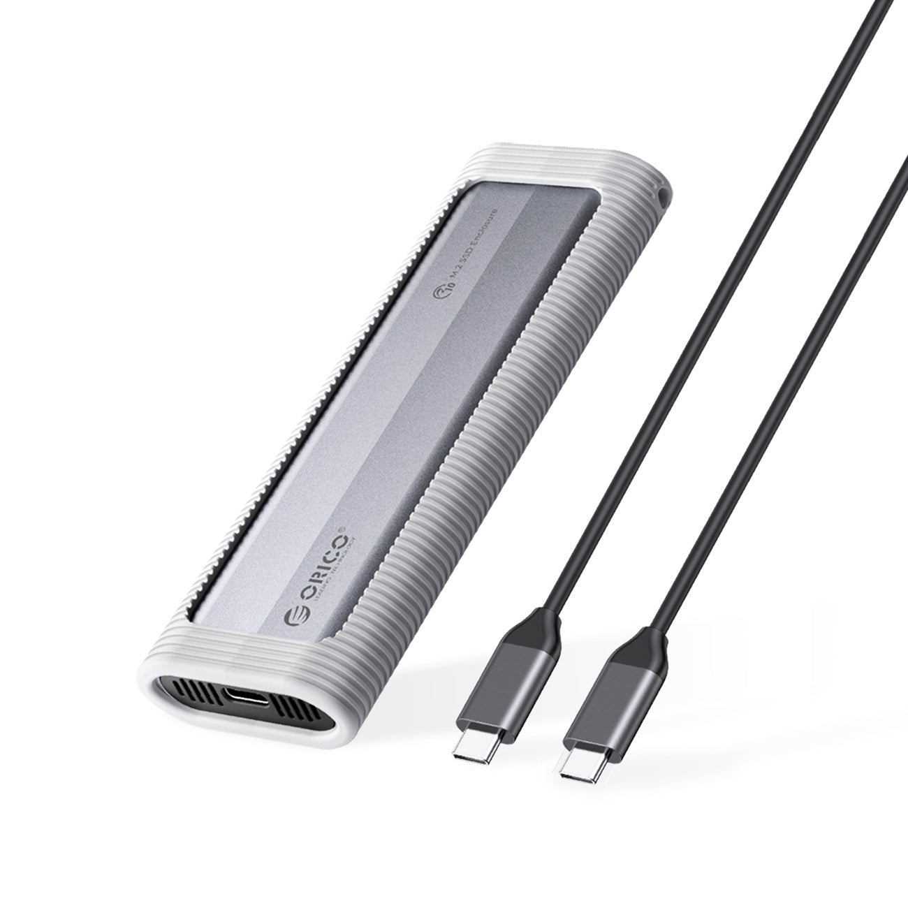 Orico AXM2S-G2 M.2 NVME/NGFF USB-C 10Gb/s Disk Drive - Gray