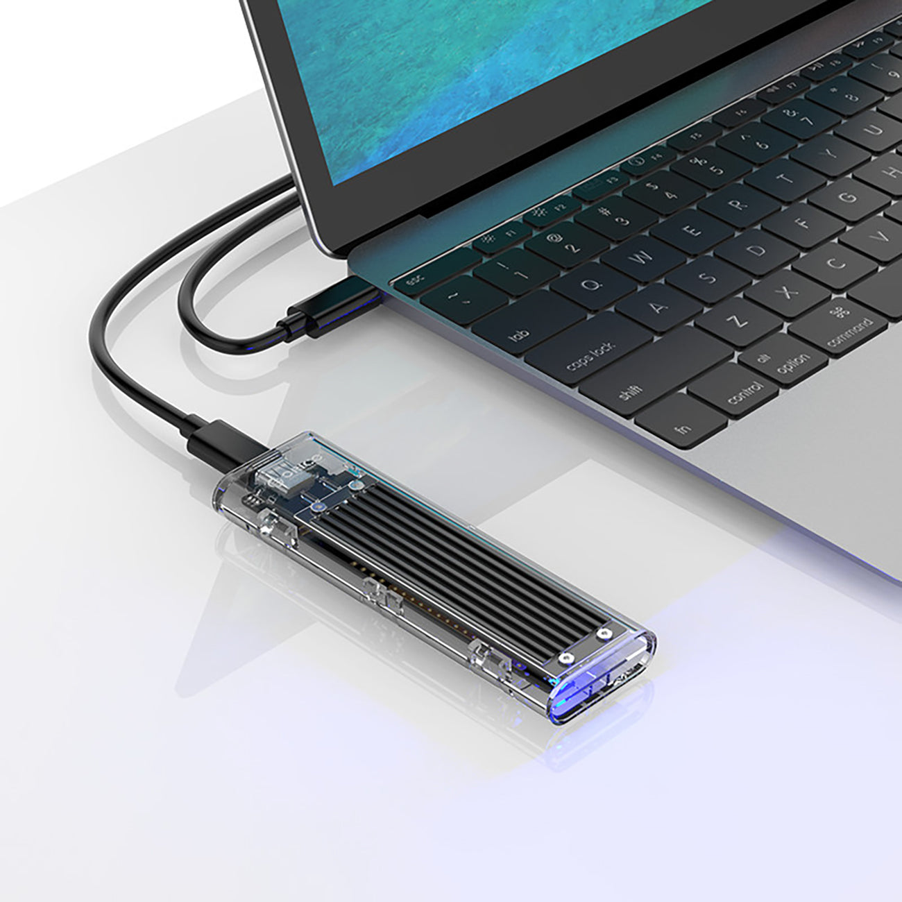Orico TCM2-C3 M.2 NVME to USB-C 10Gb/s Disk Drive - Black