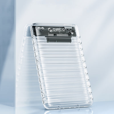 Orico 2139U3-V1 2.5&quot; HDD/SSD USB Micro-B 5Gb/s Disk Drive - Transparent