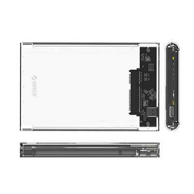 Orico 2139C3 2.5" HDD/SSD USB-C 5Gb/s Disk Drive - Transparent