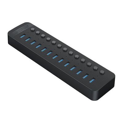 Orico CT2U3-13AB 13x USB-A 3.0 Hub with Switches - Black