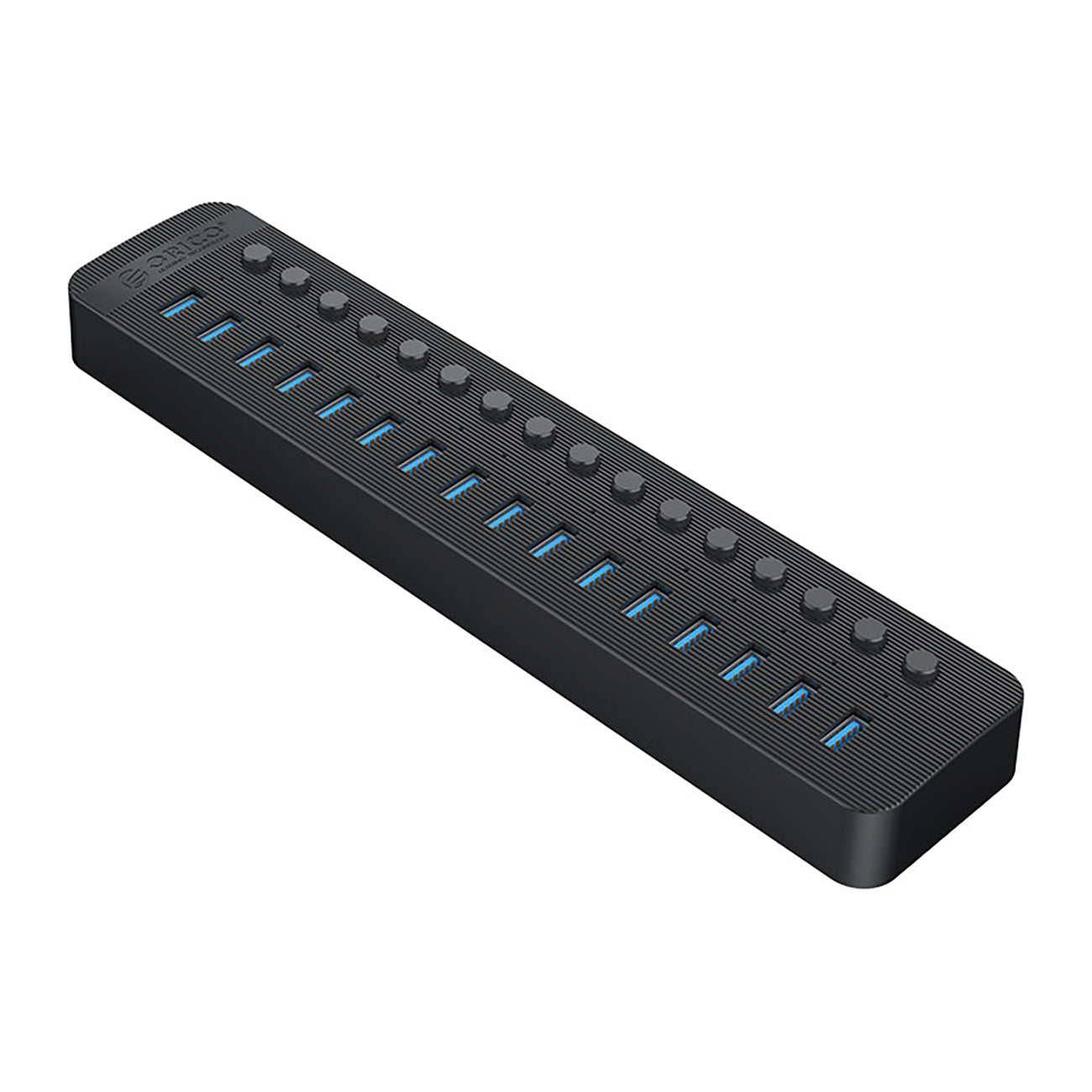 Orico CT2U3-16AB 16x USB-A 3.0 Hub with Switches - Black