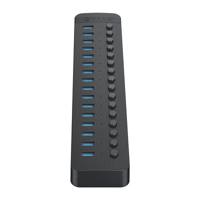 Orico CT2U3-16AB 16x USB-A 3.0 Hub with Switches - Black