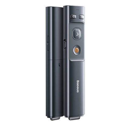 Baseus Orange Dot Multifunctionale remote control for presentation, with a laser pointer - gray - Product Image 3