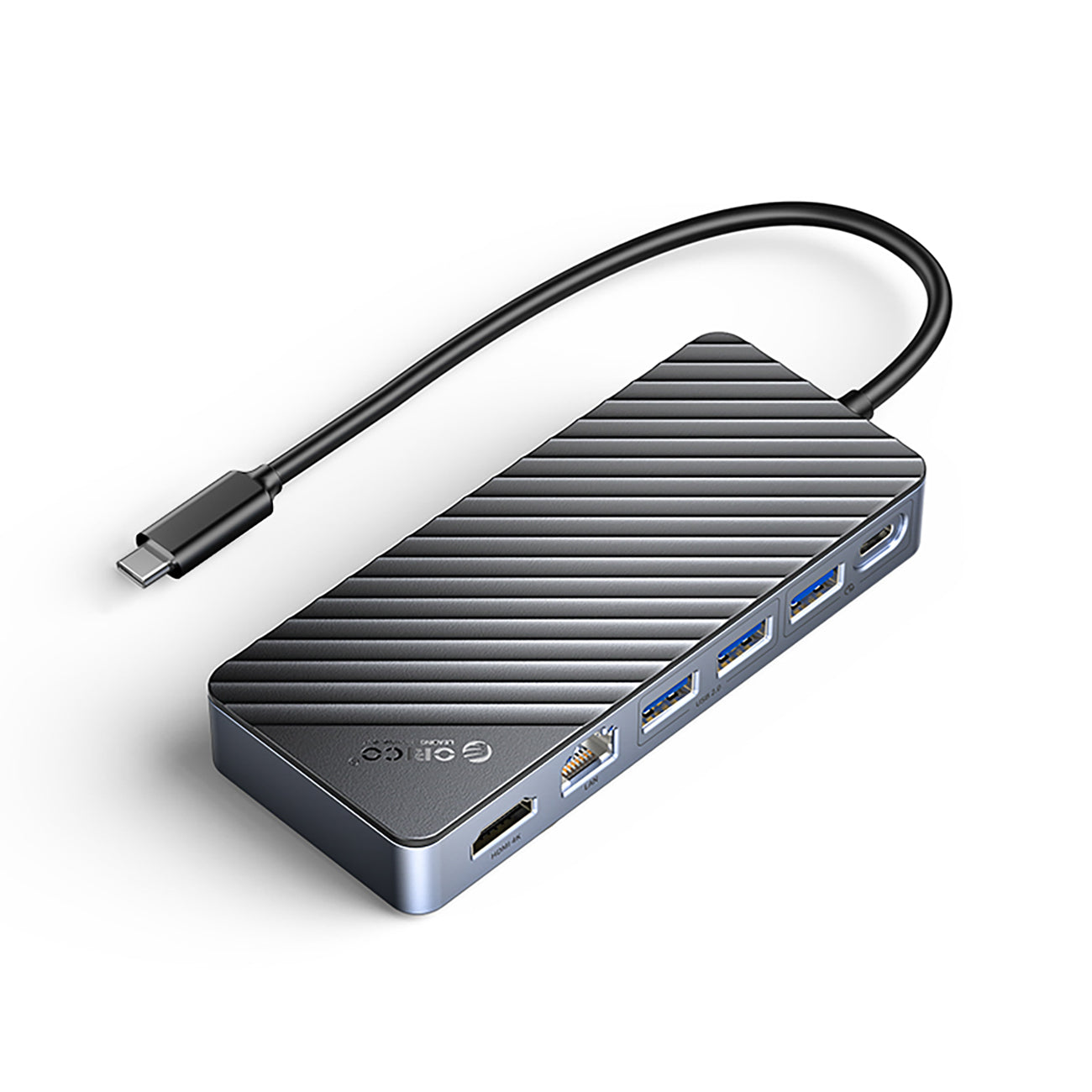 Orico OM28PR-G2 USB-C Docking Station with M.2 Drive Slot + 1 x USB-A 3.2 + 1x USB-C 3.2 + 2x USB-A 2.0 + 1x HDMI + 1x Ethern
