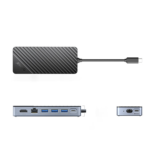 Orico OM28PR-G2 USB-C Docking Station with M.2 Drive Slot + 1 x USB-A 3.2 + 1x USB-C 3.2 + 2x USB-A 2.0 + 1x HDMI + 1x Ethern