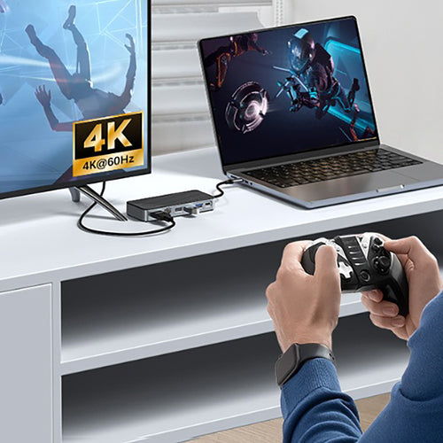 Orico OM28PR-G2 USB-C Docking Station with M.2 Drive Slot + 1 x USB-A 3.2 + 1x USB-C 3.2 + 2x USB-A 2.0 + 1x HDMI + 1x Ethern