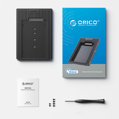 Orico D2SS-6G Drive Adapter 2.5" to 3.5" Converter - Black