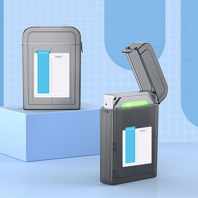 Orico PPH-25 protective case 2.5" disk box - semi-transparent, gray