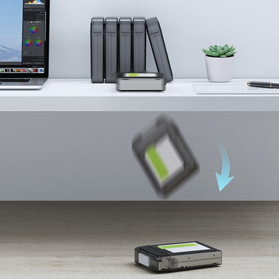 Orico PPH-25 protective case 2.5" disk box - semi-transparent, gray