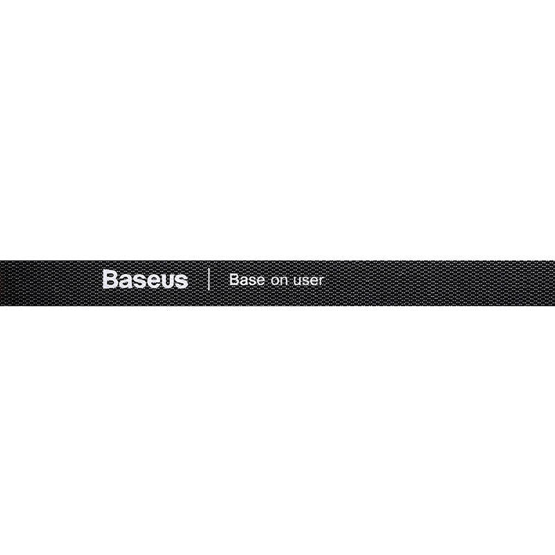 Baseus Colourful Circle Velcro Straps 1m Black - Product Image 3