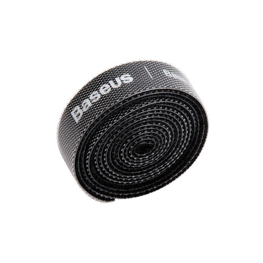 Baseus Colourful Circle Velcro Straps 1m Black - Product Image 1