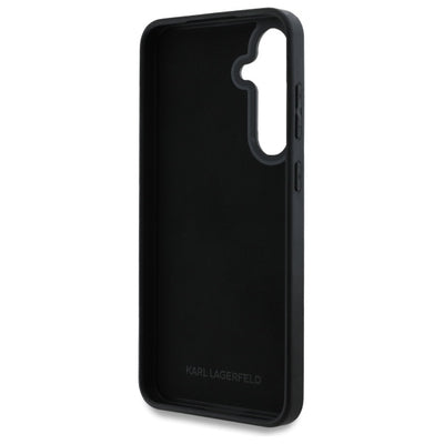 Karl Lagerfeld 3D Rubber Karl&amp;Choupette Case for Samsung Galaxy S24 FE - Black
