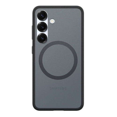 Spigen Capella GP-FPS931PGBJW Silicone Case with MagFit Magnetic Ring for Samsung Galaxy S25 - Black