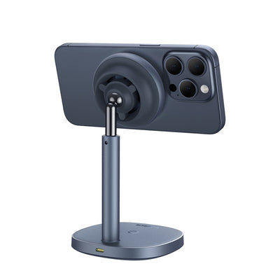 Baseus Orbit 2 Pro MagSafe Qi2 20W 2 in 1 Inductive Charger with Cooling - Gray