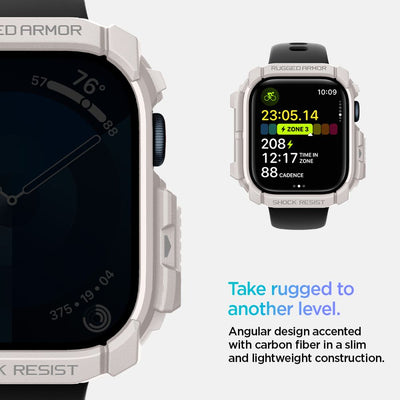 Spigen Rugged Armor Strap for Apple Watch 10 46mm - Beige