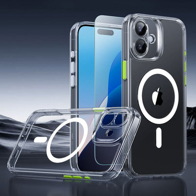ESR Classic Pro Set Halolock MagSafe iPhone 16 Case - Clear