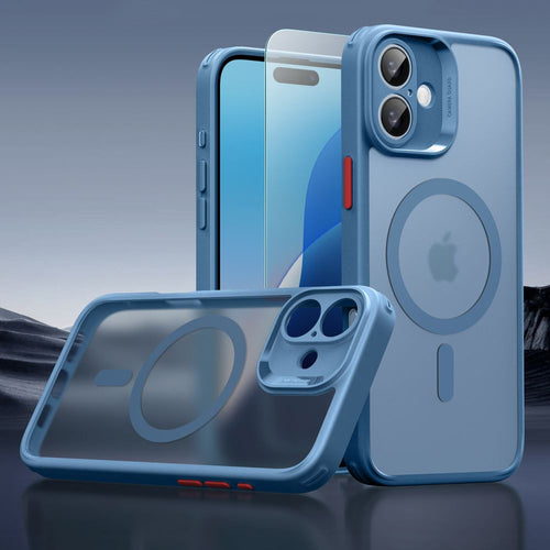 ESR Classic Pro Set Halolock MagSafe case for iPhone 16 - blue