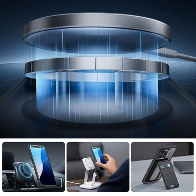 ESR Classic Pro Set Halolock MagSafe case for iPhone 16 Pro - black