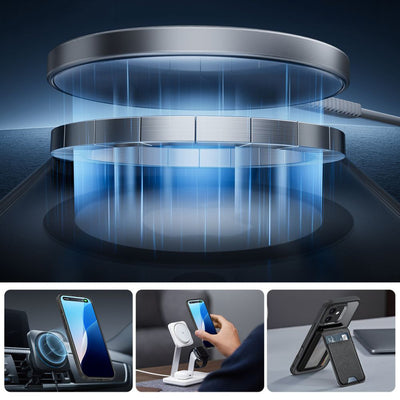 ESR Classic Pro Set Halolock MagSafe case for iPhone 16 - black