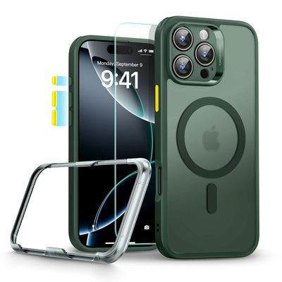 ESR Classic Pro Set Halolock MagSafe iPhone 16 Pro Case - Green