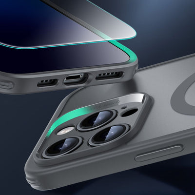 ESR Classic Pro Set Halolock MagSafe Case for iPhone 16 Pro Max - Gray