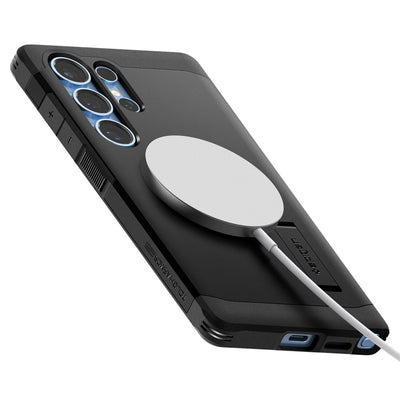 Spigen Tough Armor MagSafe Case for Samsung Galaxy S25 Ultra - Black