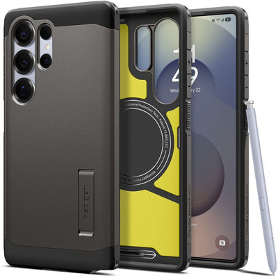 Spigen Tough Armor MagSafe Case for Samsung Galaxy S25 Ultra - Gray