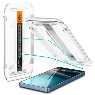Spigen Glas.tR EZ FIT 2-pack tempered glass for Samsung Galaxy S25 Ultra - transparent
