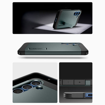 Spigen Tough Armor MagSafe Case for Samsung Galaxy S25+ - Green