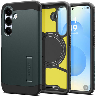 Spigen Tough Armor MagSafe Case for Samsung Galaxy S25+ - Green