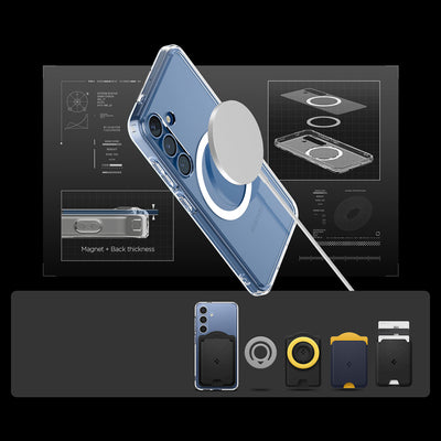 Spigen Ultra Hybrid Mag Case for Samsung Galaxy S25 - Clear
