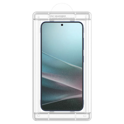 Spigen ELITE SHIELD EZ FIT Hybrid Glass for Samsung Galaxy S25 - Transparent