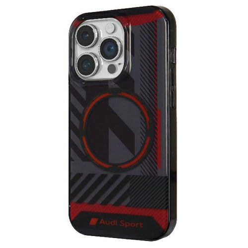 Audi IML Sport MagSafe Case iPhone 14 Pro Max 6.7&quot; black/black hardcase AU-IMLMIP14PM-RSQ/D2-BK