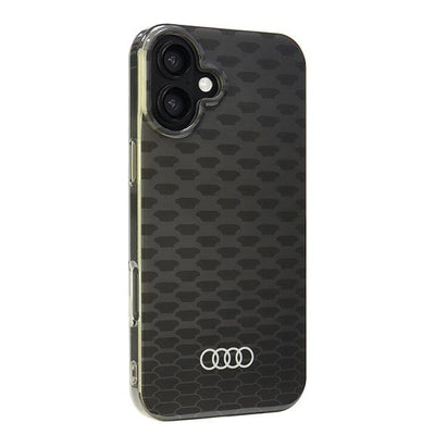 Audi IML Stitching Pattern MagSafe iPhone 16 Plus 6.7&quot; black/black hardcase AU-IMLMIP16M-Q5/D3-BK