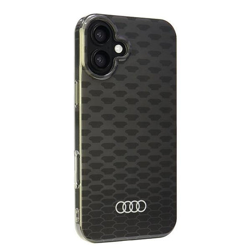 Audi IML Stitching Pattern MagSafe iPhone 16 Plus 6.7&quot; black/black hardcase AU-IMLMIP16M-Q5/D3-BK