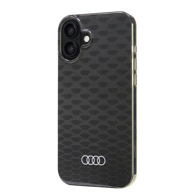 Audi IML Stitching Pattern MagSafe iPhone 16 Plus 6.7&quot; black/black hardcase AU-IMLMIP16M-Q5/D3-BK