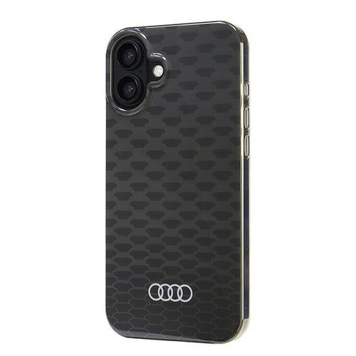Audi IML Stitching Pattern MagSafe iPhone 16 Plus 6.7&quot; black/black hardcase AU-IMLMIP16M-Q5/D3-BK