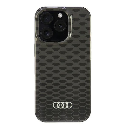 Audi IML Stitching Pattern MagSafe iPhone 16 Pro 6.3&quot; black/black hardcase AU-IMLMIP16P-Q5/D3-BK