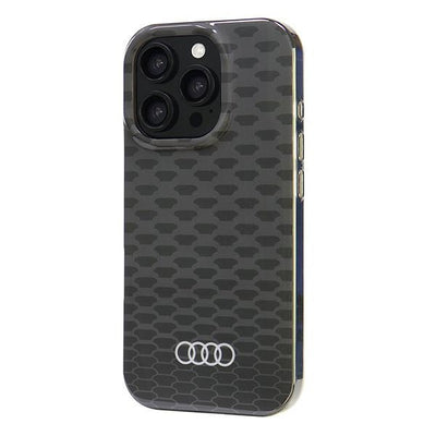Audi IML Stitching Pattern MagSafe iPhone 16 Pro 6.3&quot; black/black hardcase AU-IMLMIP16P-Q5/D3-BK