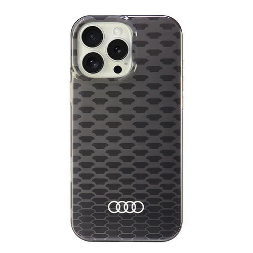 Audi IML Stitching Pattern MagSafe iPhone 16 Pro Max 6.9&quot; black/black hardcase AU-IMLMIP16PM-Q5/D3-BK