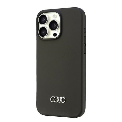 Audi Silicone Case iPhone 16 Pro Max 6.9&quot; black/black hardcase AU-LSRIP16PM-Q3/D1-BK
