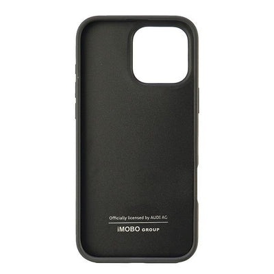 Audi Synthetic Leather iPhone 16 Pro Max 6.9&quot; black/black hardcase AU-TPUPCIP16PM-GT/D2-BK
