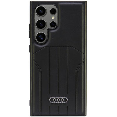 Audi Synthetic Leather MagSafe S24 Ultra S928 black/black hardcase AU-TPUPCMS24U-Q5/D1-BK