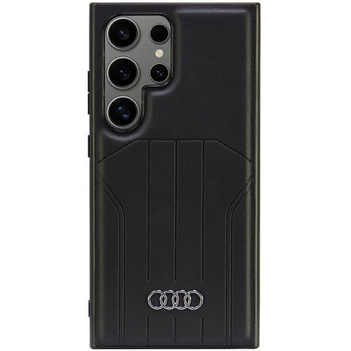 Audi Synthetic Leather MagSafe S24 Ultra S928 black/black hardcase AU-TPUPCMS24U-Q5/D1-BK