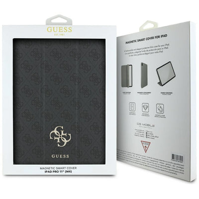 Guess GUFC11PM24PS4SGK iPad Pro 11" 2024 black/black Magnetic 4G Big Logo
