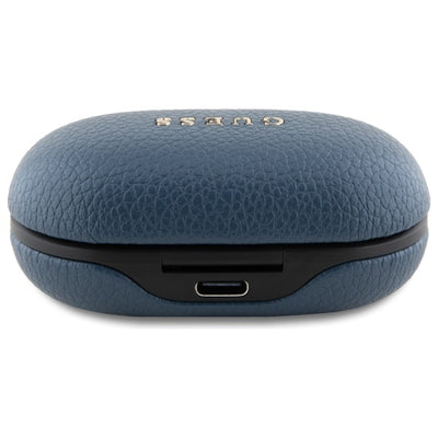 Guess Bluetooth headphones GUTWSPGTSPSB TWS + docking station blue/blue Grained Classic Logo