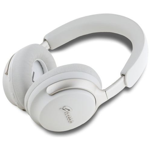 Guess Bluetooth ANC Headphones GUBHC22PSFCSME Beige/Beige Metal Script Logo