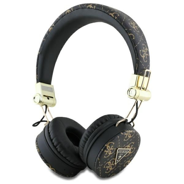 Guess Bluetooth ENC GUBH70E4PTMK on-ear headphones black/black 4G Triangle Round Shape