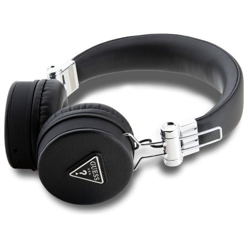 Guess Bluetooth ENC GUBH70PGTSPSK on-ear headphones black/black Grained Classic Round Shape